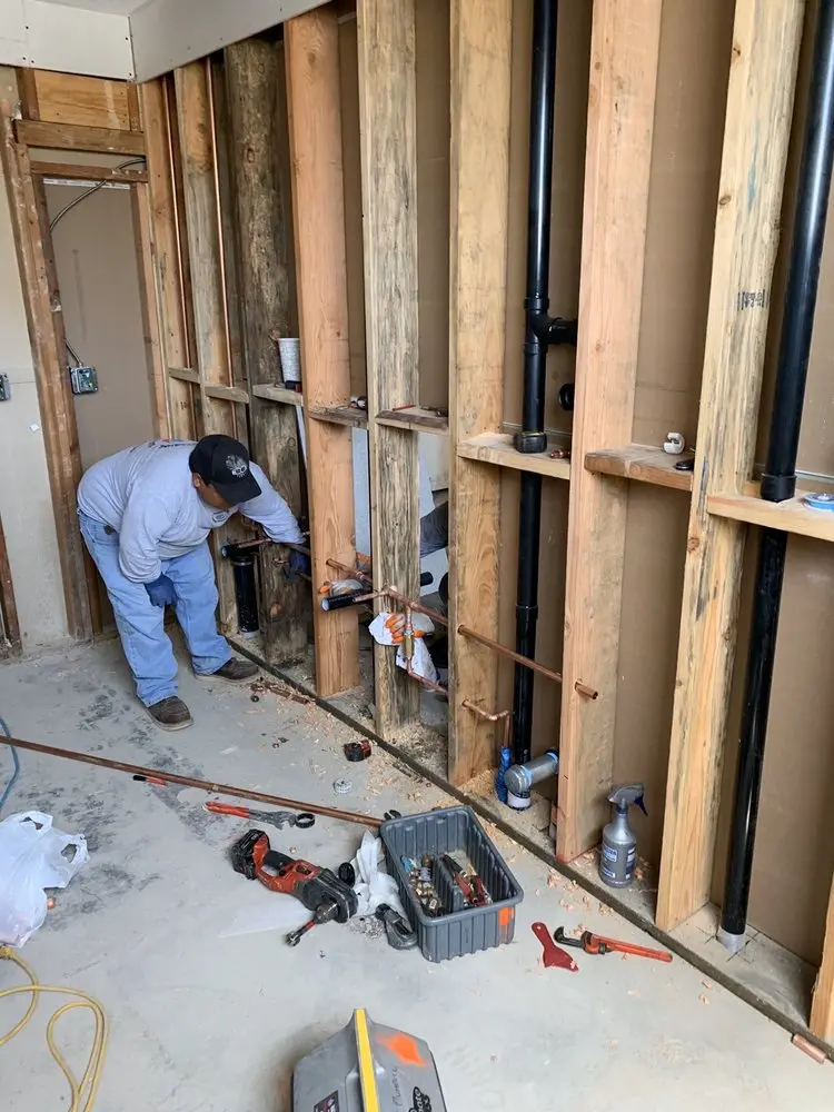 Commercial rough-in plumbing for Water Heater Replacement in Willow Wood Village